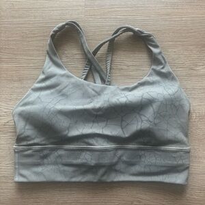 lululemon athletica Crisscross Gray Sports Bra